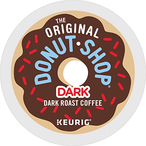 0611247395523 - THE ORIGINAL DONUT SHOP DARK COFFEE, KEURIG SINGLE-SERVE K-CUP PODS, DARK ROAST, 32 COUNT