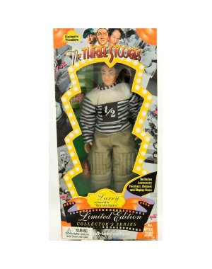 0611385120001 - THE THREE STOOGES - LARRY - LIMITED EDITION COLLECTOR SERIES FIGURE - AS SEEN IN THREE LITTLE PIGSKINS - 1996 - COLLECTIBLE