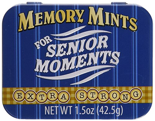 0611508160204 - MEMORY MINTS FOR SENIOR MOMENTS FUN GAG TIN