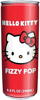 0611508173549 - HELLO KITTY NONCAFFEINATED FLAVORED DRINK FIZZY POP