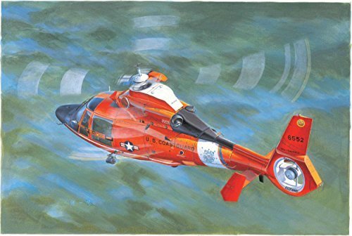 0611517828652 - TRUMPETER TRU 05107 1:35 - HH-65C DOLPHIN HELICOPTER US COAST GUARD MODEL AIRCRAFT KIT BY TRUMPETER