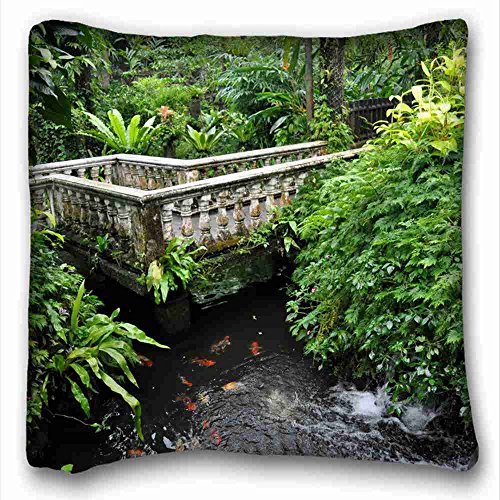 6116354216760 - CUSTOM COTTON & POLYESTER SOFT ( LANDSCAPES PARKS BUTTERFLY PARK OF KUALA LUMPUR MALAYSIA ) DIY PILLOW COVER SIZE 16X16 SUITABLE FOR X-LONG TWIN-BED PC-YELLOW-5713