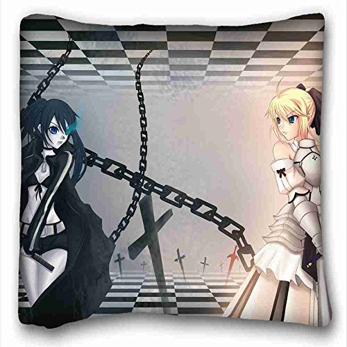 6116354536967 - CUSTOM COTTON & POLYESTER SOFT ( NATURE NIGHT FATESTAY NIGHT BLACK ROCK SHOOTER SABER SABER LILY NATURE NIGHT ) ZIPPERED BODY PILLOW CASE COVER SIZE 16X16 SUITABLE FOR KING-BED PC-BLUISH-9233