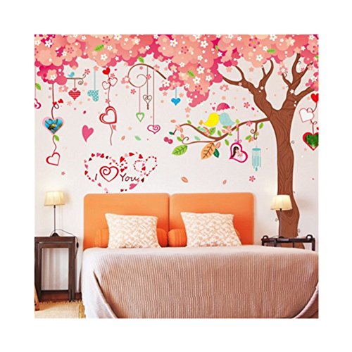 0611714497408 - CARTOON BLOSSOM TREE HOME ART WALL STRICKERS LIVING ROOM DECORATION DECALS