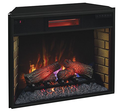 0611768085866 - CLASSICFLAME 28II300GRA INFRARED SPECTRAFIRE PLUS INSERT WITH SAFER PLUG, 28-INCH