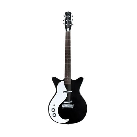 0611820027391 - DANELECTRO ELECTRIC GUITAR LEFT HANDED '59M NOS+ PAGE STYLE BLACK LIPSTICK PUS