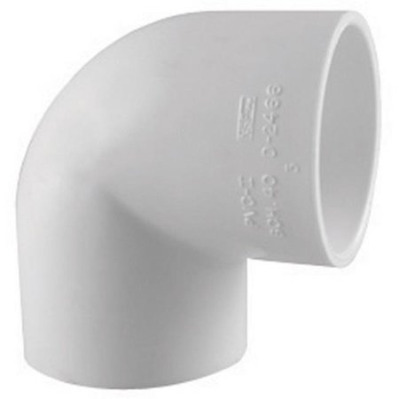0611942038626 - CHARLOTTE PIPE 90 DEGREE ELBOW 1/2  PVC SCHEDULE 40