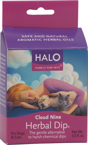 0612016012375 - HALO PURELY FOR PETS CLOUD NINE® HERBAL DIP FOR CATS AND DOGS