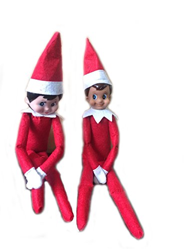 0612032861605 - ELF ON THE SHELF PLUSH DOLLS, ONE SET (ONE SIZE, RED(WHITE AND BROWN))