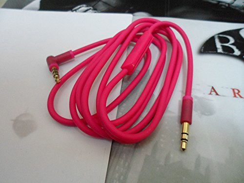 6120572818415 - REMOTE MIC VOLUME CONTROL TALK CABLE CORD LINE LEAD FOR BEATS BY DR.DRE PRO/DETOX/SOLO/SOLO HD HEADPHONES COLOR PINK