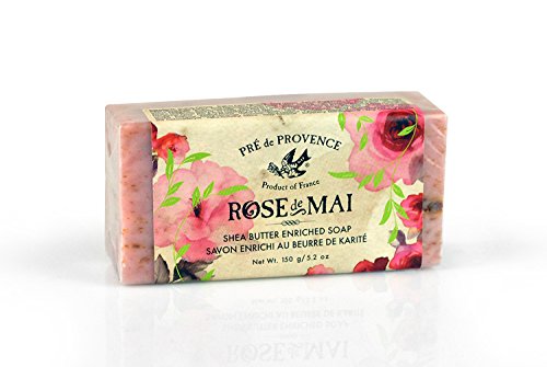 0612082312621 - PRE DE PROVENCE ROSE DE MAI SOAP 150G HANDCUT SOAP