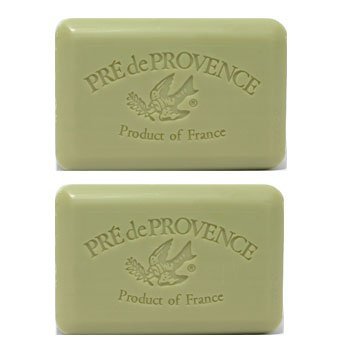 0612082761955 - PRE DE PROVENCE GREEN TEA SOAP - PACK OF 2 BARS