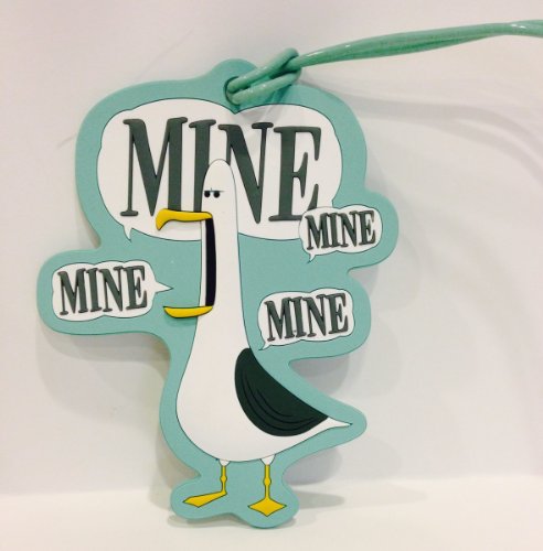 0612085370147 - DISNEY PARKS FINDING NEMO SEAGULL MINE LUGGAGE BAGGAGE SUITCASE TAG NEW