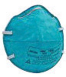0612085462873 - 3MTM STANDARD N95 1860 HEALTH CARE DISPOSABLE PARTICULATE RESPIRATOR AND SURGICAL MASK WITH ADJUSTABLE NOSE CLIP - MEETS NIOSH, FDA AND ASTM STANDARDS (20 EACH PER BOX)