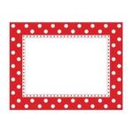 0612086007165 - LL-716P LETS WRITE RED AND WHITE DOT PAPER