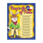 0612086010219 - LL-1021SCH SAY-IT CHART DEEP IN THE HEART OF TEXAS MUST ORDER IN 6S