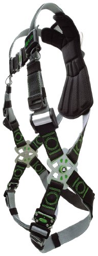 0612230129514 - MILLER RKN-QC/UBK REVOLUTION HARNESS WITH KEVLAR-NOMEX WEBBING AND QUICK-CONNECT LEG BUCKLES, BLACK, UNIVERSAL SIZE (LARGE/XL)