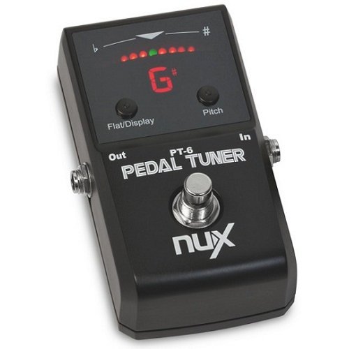 0612306282693 - NUX PT-6 CHROMATIC PEDAL TUNER, TRUE BYPASS CIRCUITRY