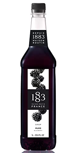 0612511043898 - MAISON ROUTIN 1883 PREMIUM SYRUP FLAVORINGS - PURLY MADE IN FRANCE, 1L BOTTLE