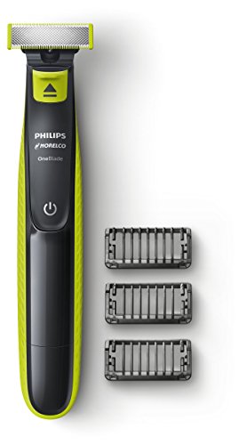 0612520701949 - PHILIPS NORELCO ONEBLADE WET AND DRY 4-PIECE TRIM, EDGE, AND SHAVE MEN'S FACIAL HAIR TRIMMER GROOMING KIT WITH CHARGER