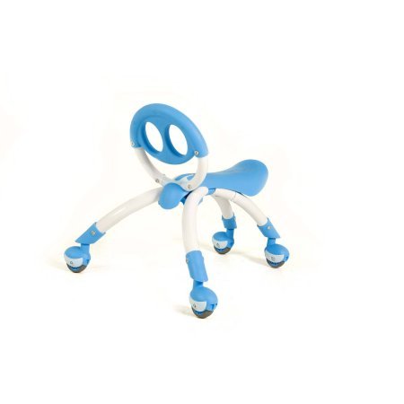 0612520703844 - YBIKE PEWI CHILDRENS METAL RIDE ON TOYS AND WALKING BUDDY HAS MULTI-DIRECTIONAL CASTERS, IMPROVES BALANCE/COORDINATION AND HELPS TEACH MOTOR SKILLS - BLUE