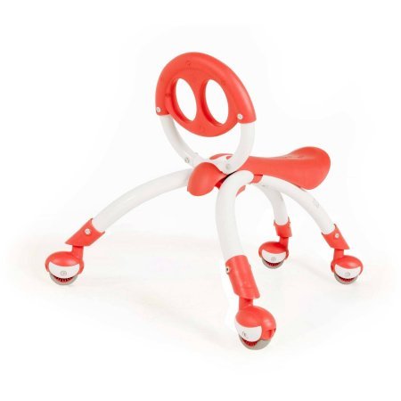 0612520703851 - YBIKE PEWI CHILDRENS METAL RIDE ON TOYS AND WALKING BUDDY FEATURES VIBRANT COLOR, ENCOURAGES USER TO BE ACTIVE AND RUBBER WHEELS WON'T MARK OR DAMAGE FLOORS - RED