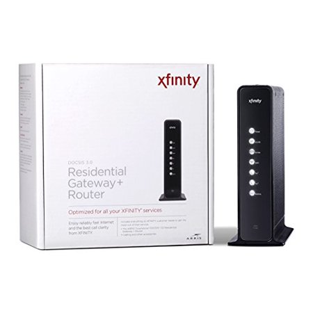 0612927353741 - ARRIS DOCSIS 3.0 RESIDENTIAL GATEWAY WITH 802.11N/ 4 GIGAPORT ROUTER/ 2-VOICE LINES FOR COMCAST (TG862G-CT)