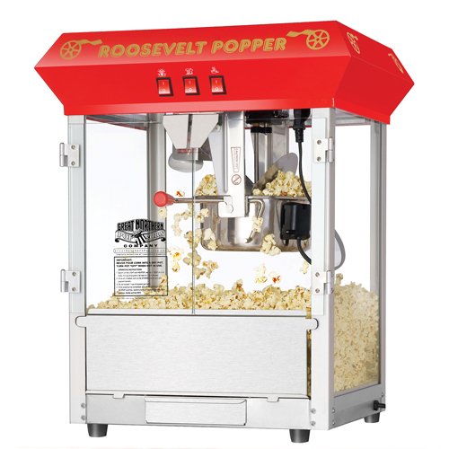 0613103001975 - GREAT NORTHERN POPCORN 6010 ROOSEVELT TOP ANTIQUE STYLE POPCORN POPPER MACHINE, 8-OUNCE