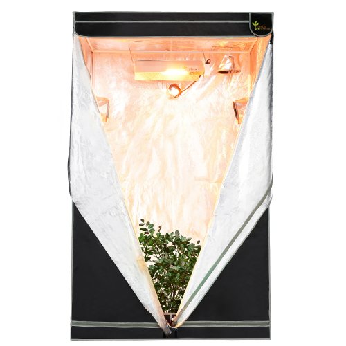 0613103040738 - EARTH WORTH 48X48X78 MYLAR HYDRO SHANTY HYDROPONICS INDOOR GROW TENT - EARTH WORTH QUALITY AT AN AFFORDABLE PRICE!