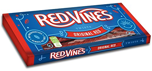 0613165690766 - RED VINES LICORICE TWISTS 5 OZ TRAY (PACK OF 4) (ORIGINAL RED)