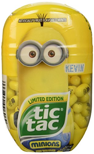 0613165693446 - LIMITED EDITION MINIONS TIC TAC CANDY, STUART, BOB, AND KEVIN (3.4 OZ) (PACK ...