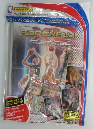 0613297730354 - 2009-10 PANINI ADRENALYN XL TRADING CARD GAME STARTER KIT INCLUDES 4 PACKS (24 CARDS) AND COLLECTOR'S BINDER
