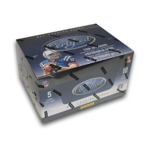 0613297753094 - 1 (ONE) BOX OF 2012 PANINI CERTIFIED FOOTBALL CARDS: HOBBY BOX NFL TRADING CARDS