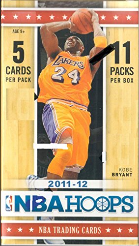 0613297757740 - 2011 / 2012 HOOPS NBA BASKETBALL UNOPENED BLASTER BOX OF 11 PACKS WITH 5 CARDS PER WITH A CHANCE FOR JERRY LIN, KOBE BRYANT AND BLAKE GRIFFIN AUTOGRAPHS!
