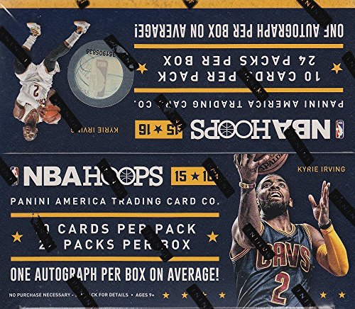 0613297862376 - NBA BASKETBALL 2015-16 NBA HOOPS TRADING CARD RETAIL BOX
