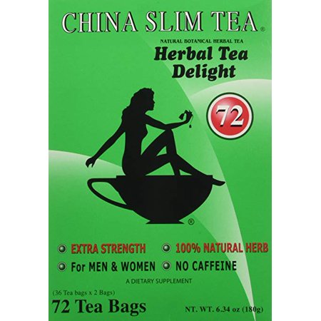 0613302880104 - CHINA SLIM TEA DIETER'S DELIGHT 72 TEA BAGS NET WT