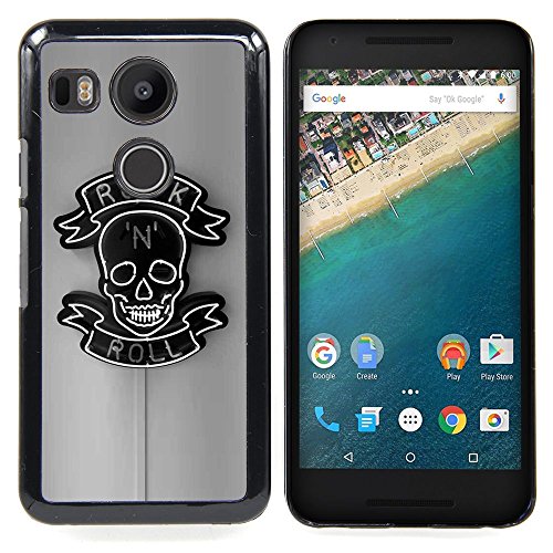 6133326766733 - GIFT CHOICE / SLIM HARD PROTECTIVE CASE SMARTPHONE SHELL CELL PHONE COVER FOR LG GOOGLE NEXUS 5X H790 // ROCK ROLL SIGN NEON BAR PUB BLACK //