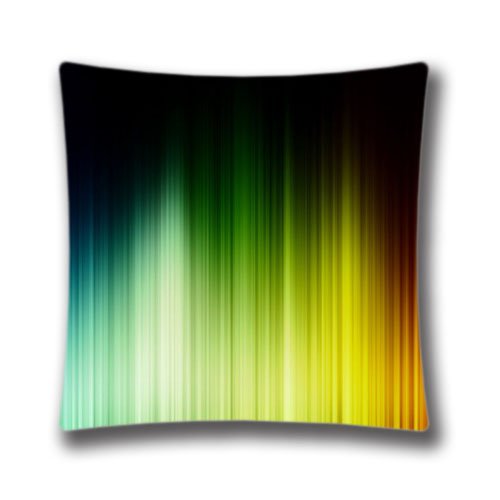 6136539693407 - GENERIC DECORATIVE TWIN SIDES THROW PILLOW COVER PILLOWCASE CUSHION COVER RAINBOW 18X18