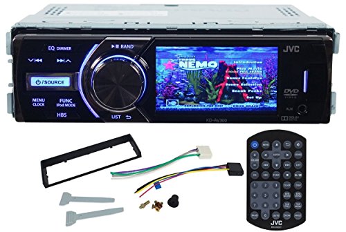 0613815617129 - JVC KD-AV300 IN-DASH SINGLE DIN CAR DVD/CD RECEIVER WITH 3 DISPLAY, IPHONE 2-WAY CONTROL, USB/AUX, AND A WIRELESS REMOTE