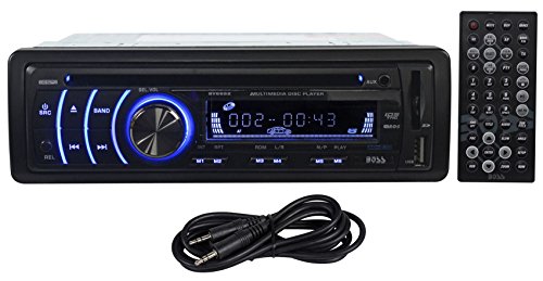 0613815983330 - BOSS BV6652 IN DASH CAR DVD/MP3 PLAYER RECEIVER AM/FM RADIO W/USB/SD+AUX CABLE