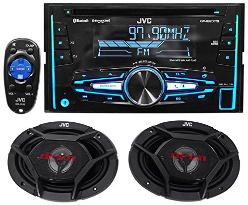 0613816005284 - PACKAGE: JVC KW-R920BTS DOUBLE-DIN IN-DASH STEREO/CD PLAYER/RECEIVER WITH BLUETOOTH AND USB CAPABILITIES + PAIR OF JVC CS-DR6930 3-WAY CAR SPEAKERS TOTALING 1000 WATT MEASURE 6X9