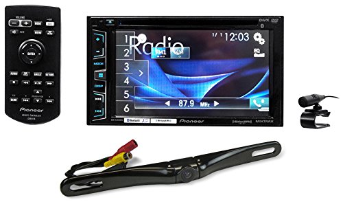 0613816021994 - PACKAGE: PIONEER AVH-X2800BS 6.2 2-DIN DVD/CD/MP3 CAR AUDIO MONITOR/RECEIVER WITH BLUETOOTH + ROCKVILLE RBC5B BLACK REARVIEW BACKUP LICENSE PLATE BAR CAMERA