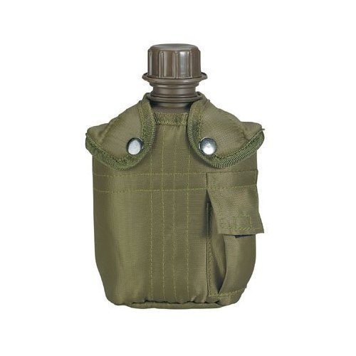 0613902014008 - ROTHCO CANTEEN WITH COVER, OLIVE DRAB