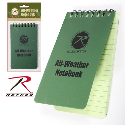 0613902047099 - ROTHCO ALL WEATHER WATERPROOF NOTEBOOK