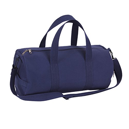 0613902222397 - ROTHCO 19 CANVAS SHOULDER BAG (NAVY BLUE)