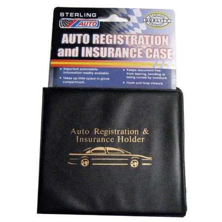0614042975419 - SET OF 3 AUTO CAR REGISTRATION INSURANCE HOLDER WALLET