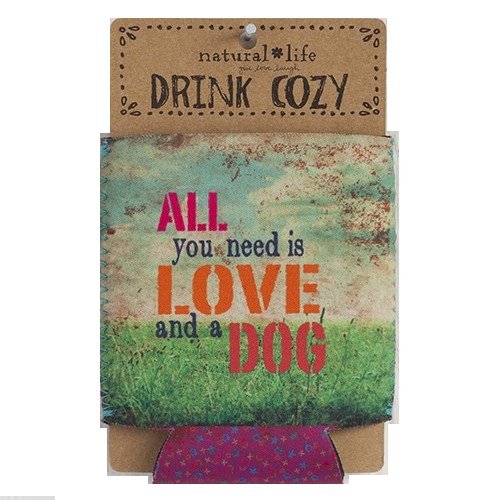0614390329636 - NATURAL LIFE CZ002 COZIES, ALL YOU NEED IS LOVE AND DOG, MULTICOLORED