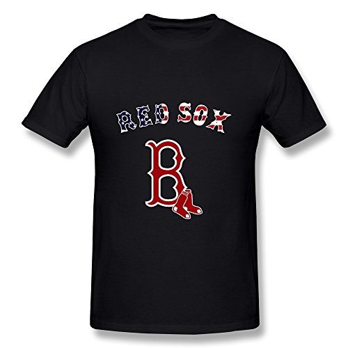 6148628407437 - S-KASO MEN'S MLB BOSTON RED SOX T-SHIRT MEDIUM BLACK