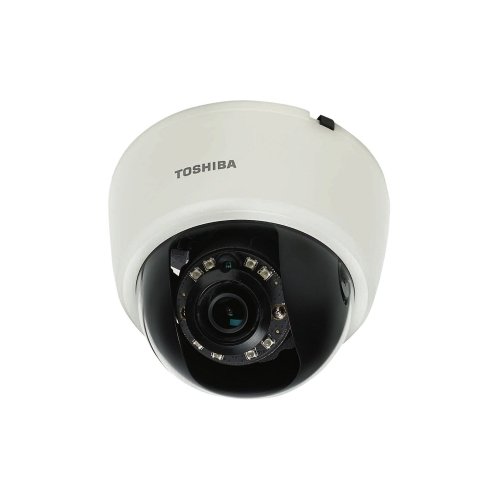 0615556048354 - TOSHIBA IK-WD05A IK WD05A - NETWORK SURVEILLANCE CAMERA - DOME - COLOR ( DAY&NIGHT ) - 2 MP - 1920 X 1080 - FIXED IRIS - FIXED FOCAL - 10/100 - MPEG-4, MJPEG, H.264 - DC 12 V / POE