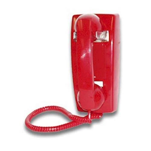 0615687220827 - VIKING K-1900W-2 HOT LINE WALL PHONE, RED